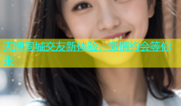 天津同城交友新体验，激情约会等你来