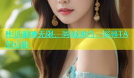 附近颤意无限，同城速约，探寻TA的心跳