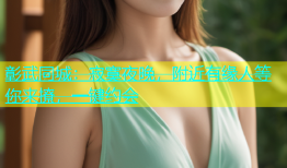 彰武同城：寂寞夜晚，附近有缘人等你来撩，一键约会