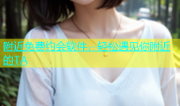 附近免费约会软件，轻松遇见你附近的TA