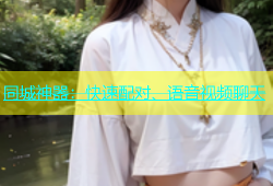 同城神器：快速配对、语音视频聊天