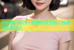 同城炮约软件，付费约会平台，快速匹配附近人