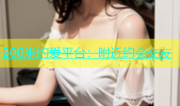 200米约爱平台：附近约会交友
