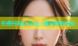 免费同城儿平台，随时随地约会