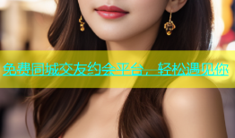 免费同城交友约会平台，轻松遇见你