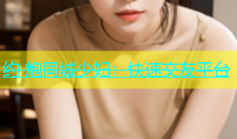 约 炮同城少妇：快速交友平台