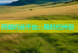 同城约会平台，随时约伴侣