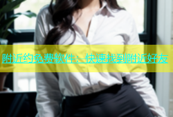 附近约免费软件：快速找到附近好友