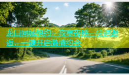 龙口同城炮约：寂寞夜晚，快速邂逅，一键开启激情约会