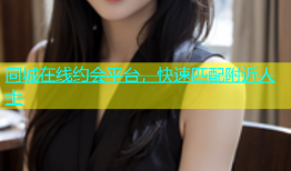 同城在线约会平台，快速匹配附近人士