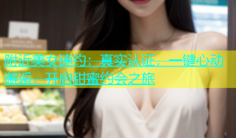附近美女速约：真实认证，一键心动邂逅，开启甜蜜约会之旅