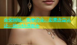 泰安同城：免费约会，甜美语音认证，助你快速脱单