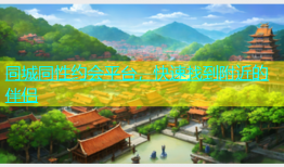 同城同性约会平台，快速找到附近的伴侣