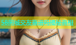 58同城交友靠谱吗揭秘真相