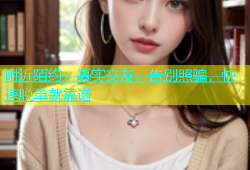 附近陌约：真实交友，告别照骗，快速脱单就靠谱