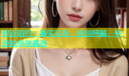附近陌约：真实交友，告别照骗，快速脱单就靠谱