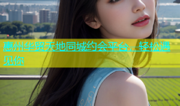 惠州华贸天地同城约会平台，轻松遇见你