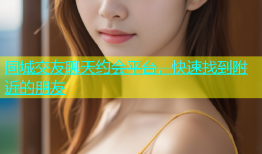 同城交友聊天约会平台，快速找到附近的朋友