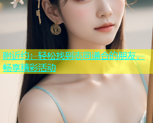 附近约：轻松找到志同道合的朋友，畅享精彩活动