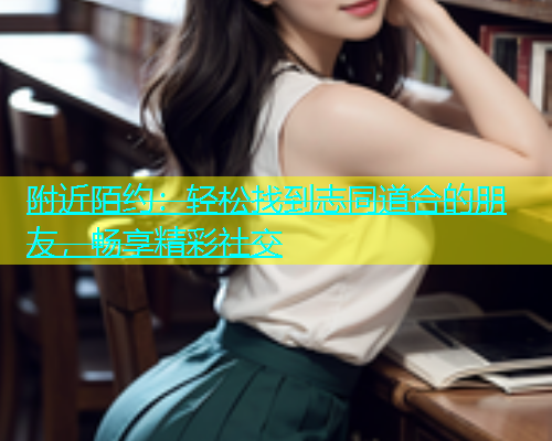 附近陌约：轻松找到志同道合的朋友，畅享精彩社交