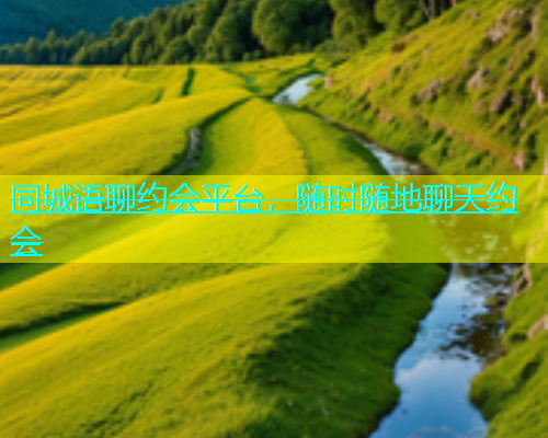同城语聊约会平台，随时随地聊天约会