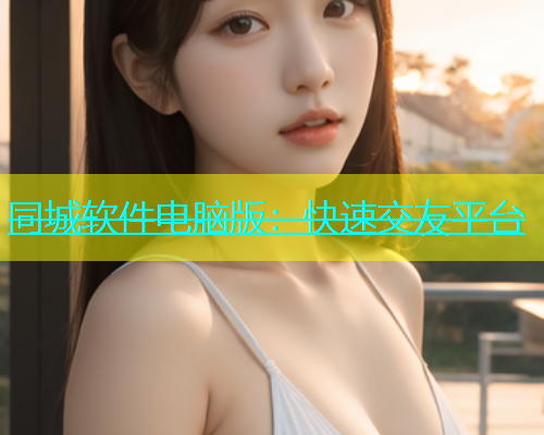 同城软件电脑版：快速交友平台